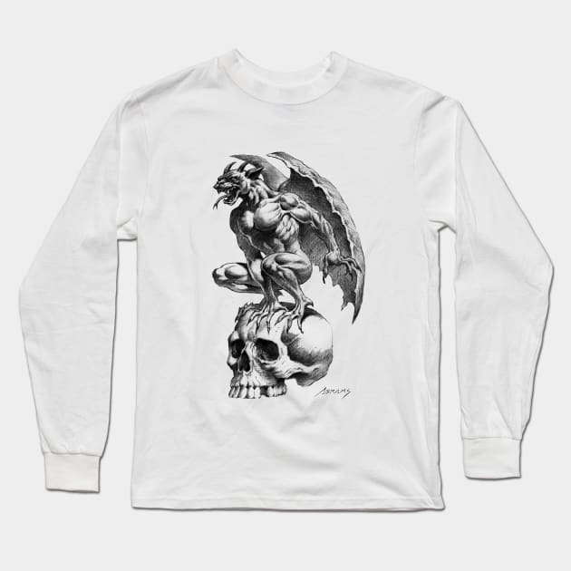 Gargoyle Long Sleeve T-Shirt by Paul_Abrams